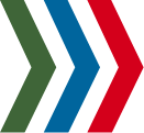 chevron in red blue and green right